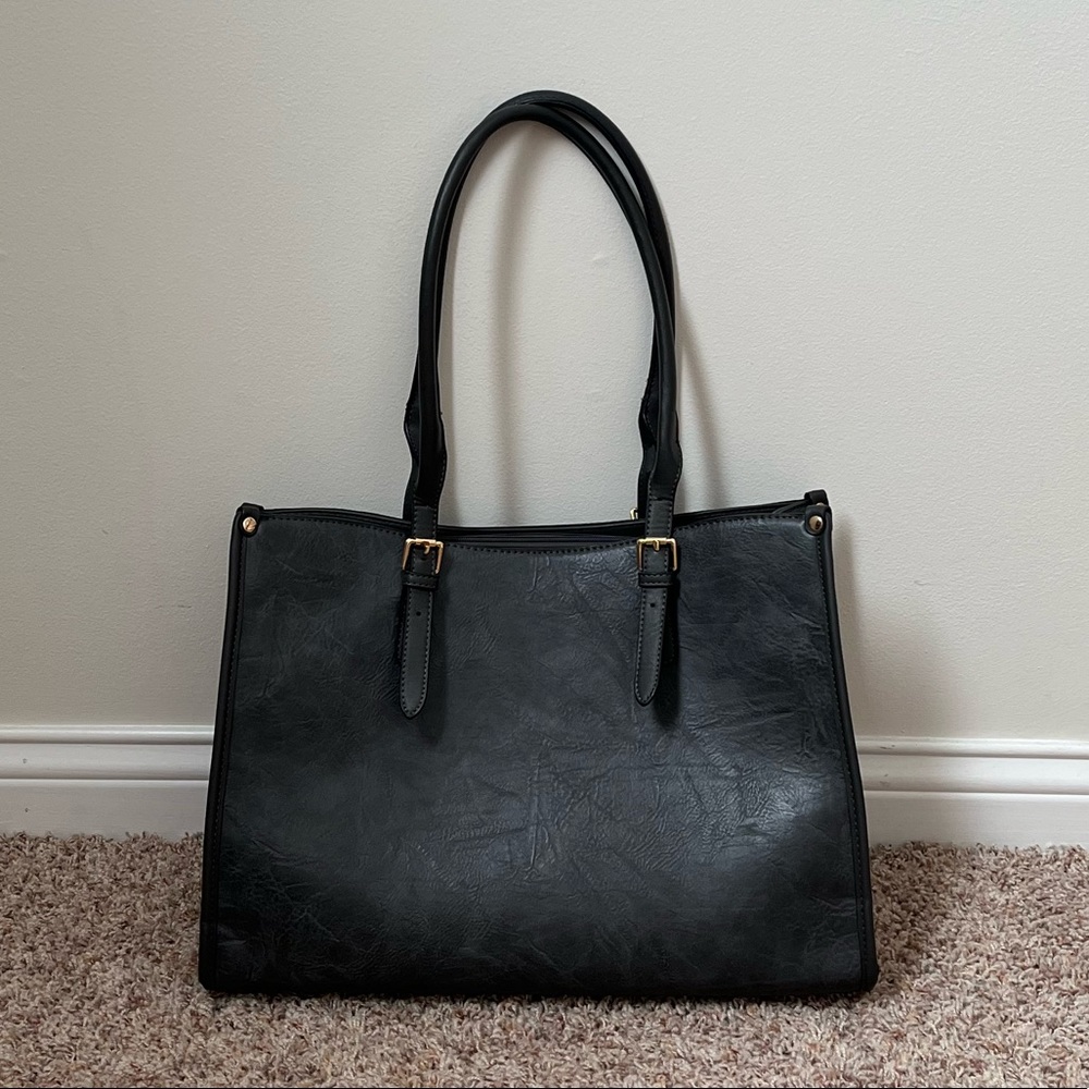 Gray Messenger Laptop Bag
